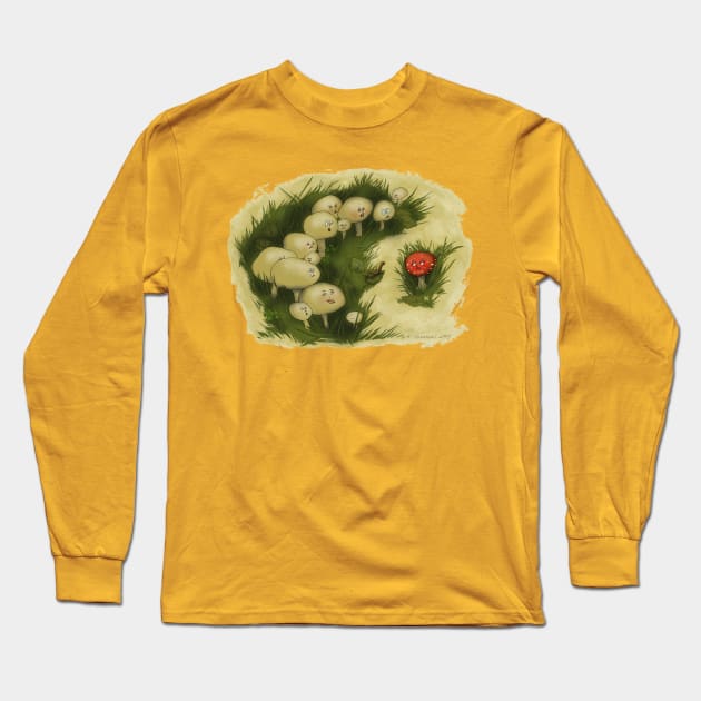 Mushroom Measles Long Sleeve T-Shirt by moonfreakformula